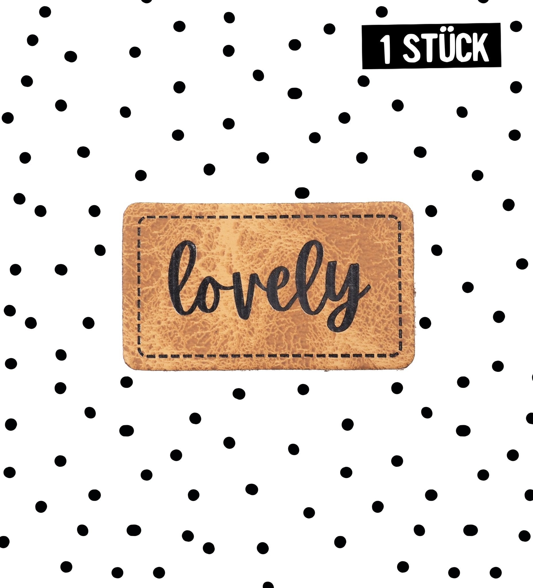 paul-clara-kunstleder-labels-lovely-3-8-cm-iron-on image 1