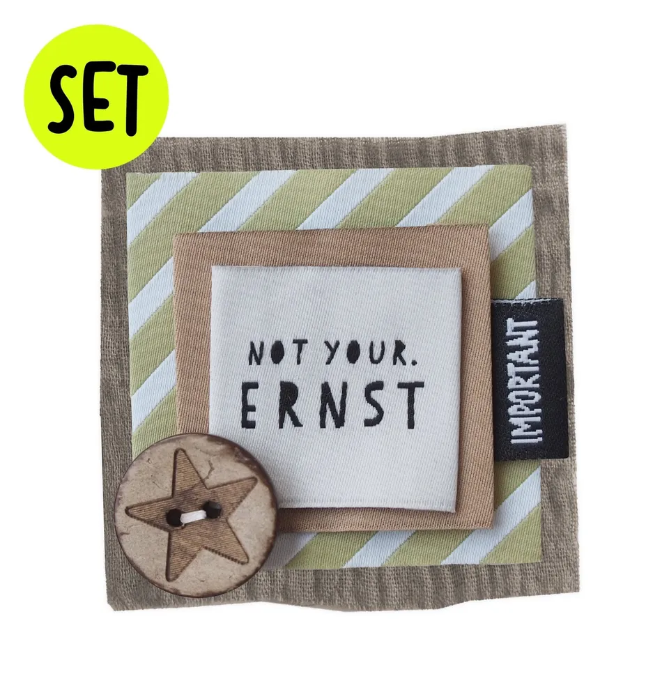 paul-clara-bundles-sets-t-ddel-set-not-your-ernst-etiketten image 1