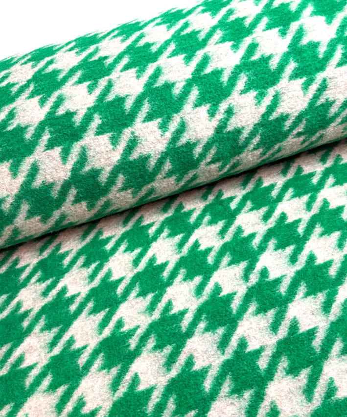 lenipepunkt-brushed-wool-hahnentritt-mantelstoff-gr-n-natur image 1