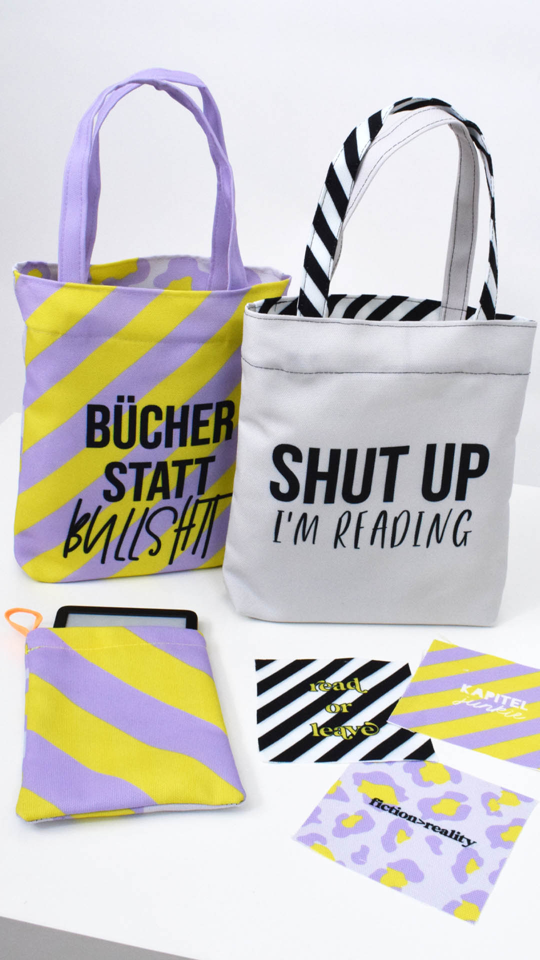 lenipepunkt-b-gelbild-set-b-chertasche-anti-smalltalk-koralle-wei image 2
