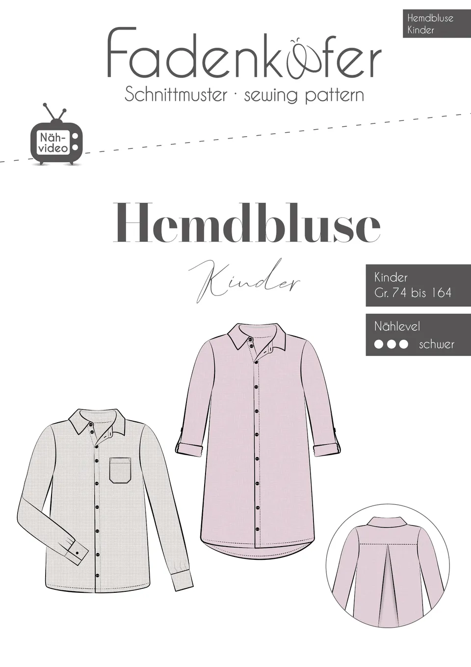 fadenk-fer-papierschnittmuster-hemdbluse-kinder-74-164 image 1