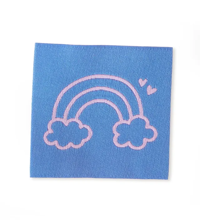 paul-clara-weblabels-regenbogen-etikett-blau-rosa image 1