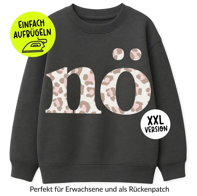 paul-clara-flock-patches-n-leo-xxl-patch-iron-on-limitiert image 1