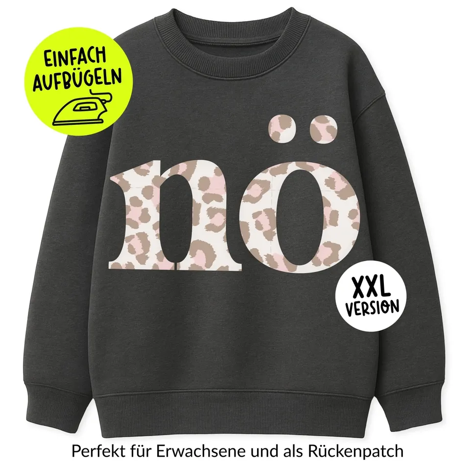 paul-clara-flock-patches-n-leo-xxl-patch-iron-on-limitiert image 1