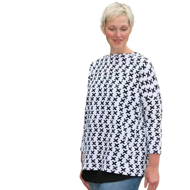 sew-simple-selma-oversize-shirt-schnittmuster-damen-papier image 1