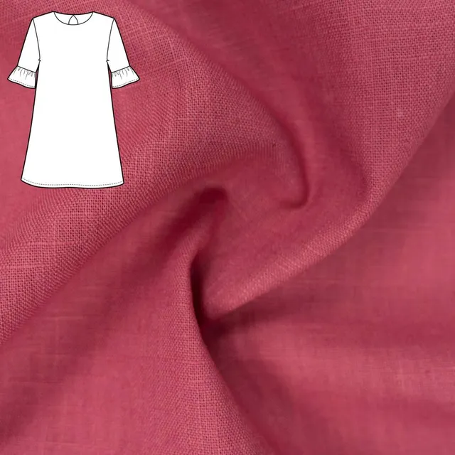 n-hfrosch-n-hpaket-cantik-leinen-kleid-pink-n-hset-bio-garn image 1