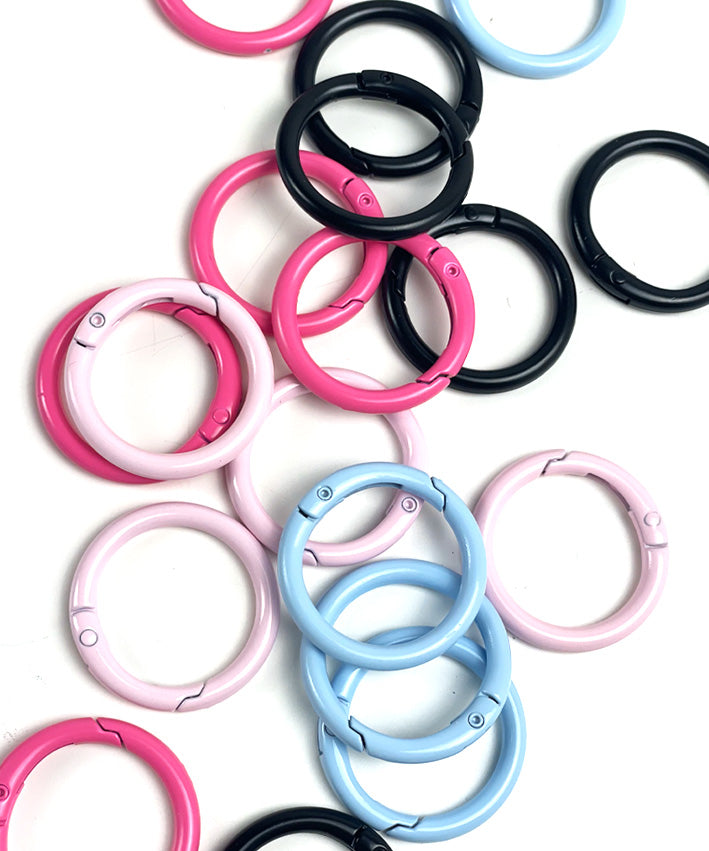lenipepunkt-taschenring-karabiner-34-mm-pink image 1