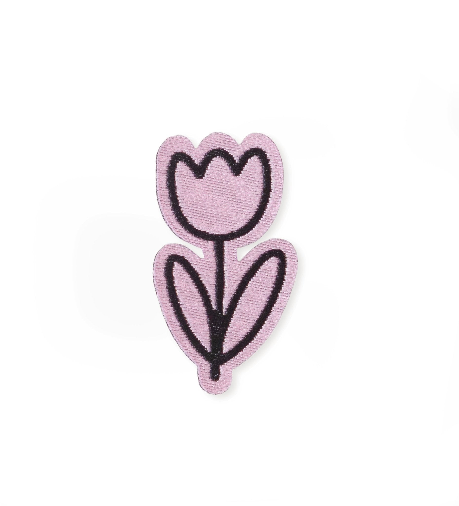 paul-clara-gewebte-patches-mini-patch-tulpe-rosa-b-gelpatch-3-cm image 1