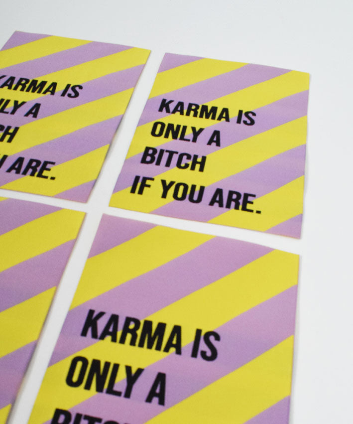 lenipepunkt-xl-patch-karma-is-only-h-10x16-cm-polyester image 1