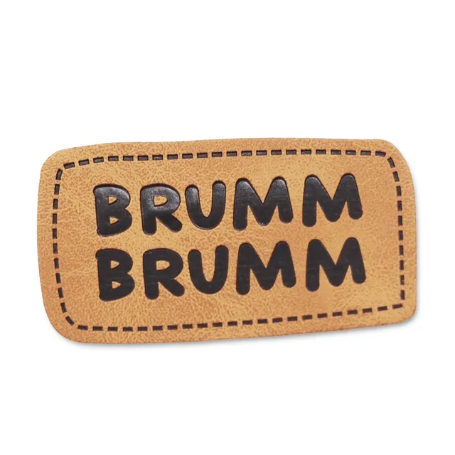 paul-clara-kunstleder-labels-brumm-brumm-b-geletikett-2-5x5cm image 1
