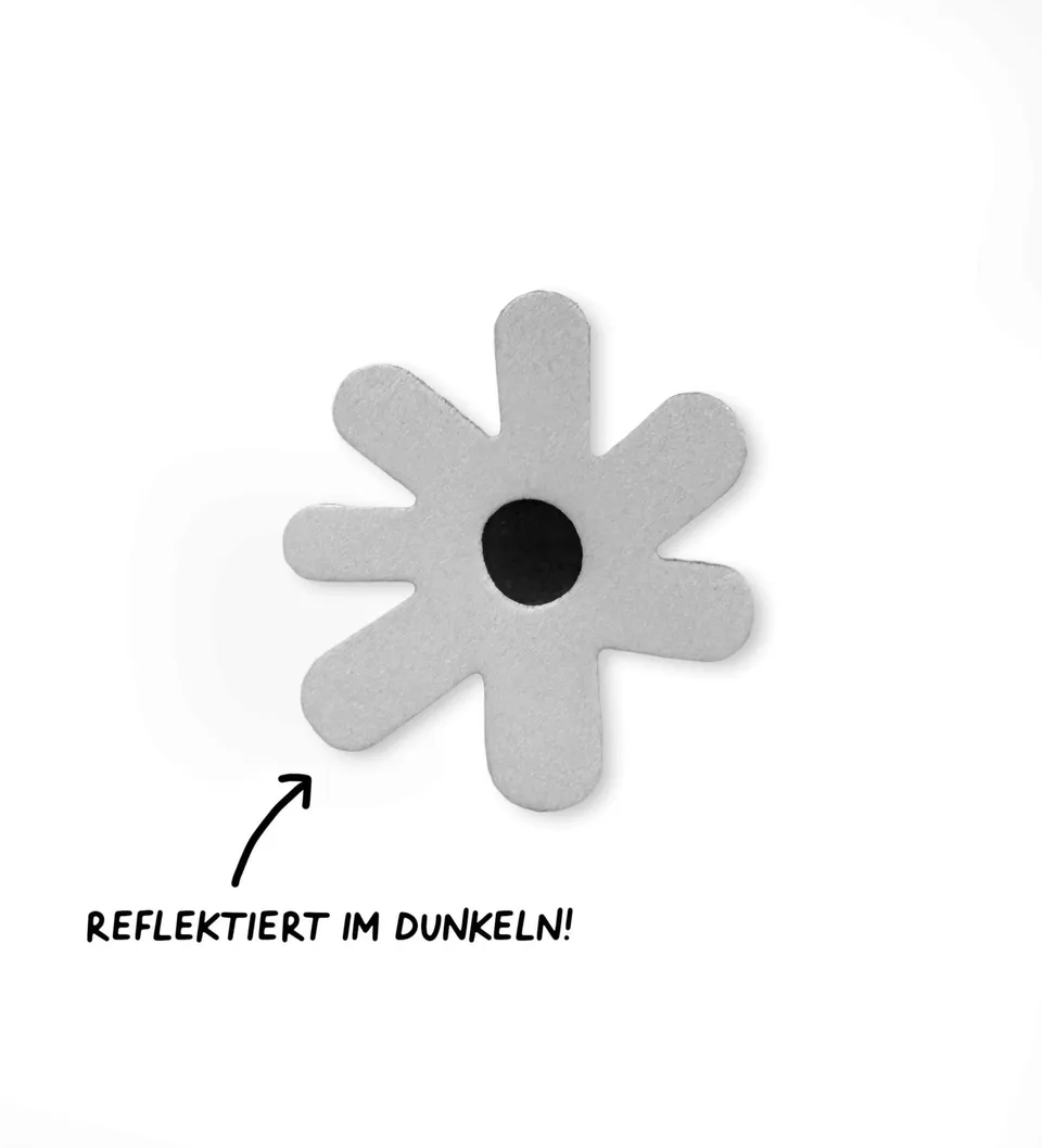 paul-clara-reflektor-labels-blume-b-gelbild-3x3-4-cm image 1