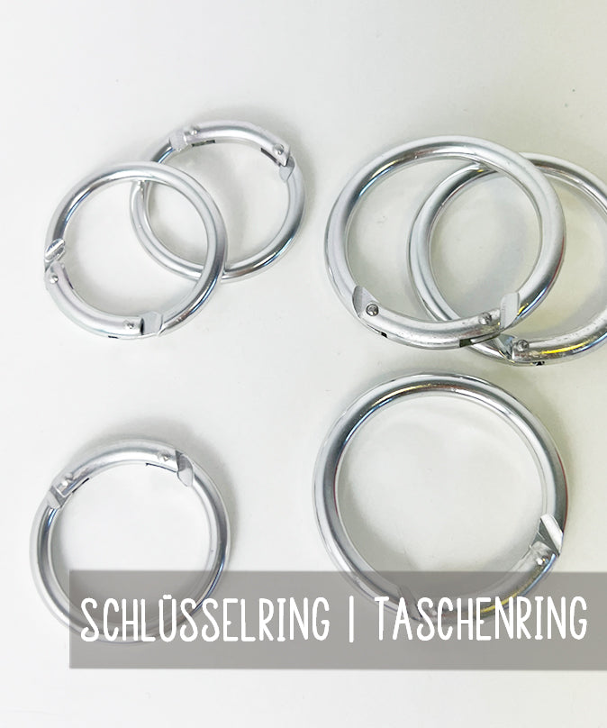 leni-pepunkt-schl-sselring-taschenring-alu-3cm-5cm-silber image 1