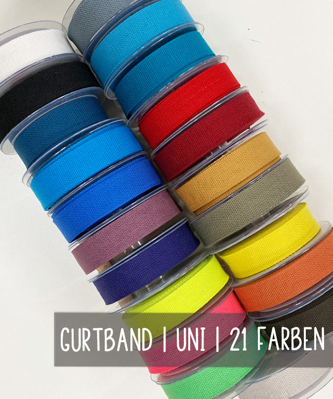 lenipepunkt-gurtband-3-cm-uni-grau-taschengurt-meterware image 1