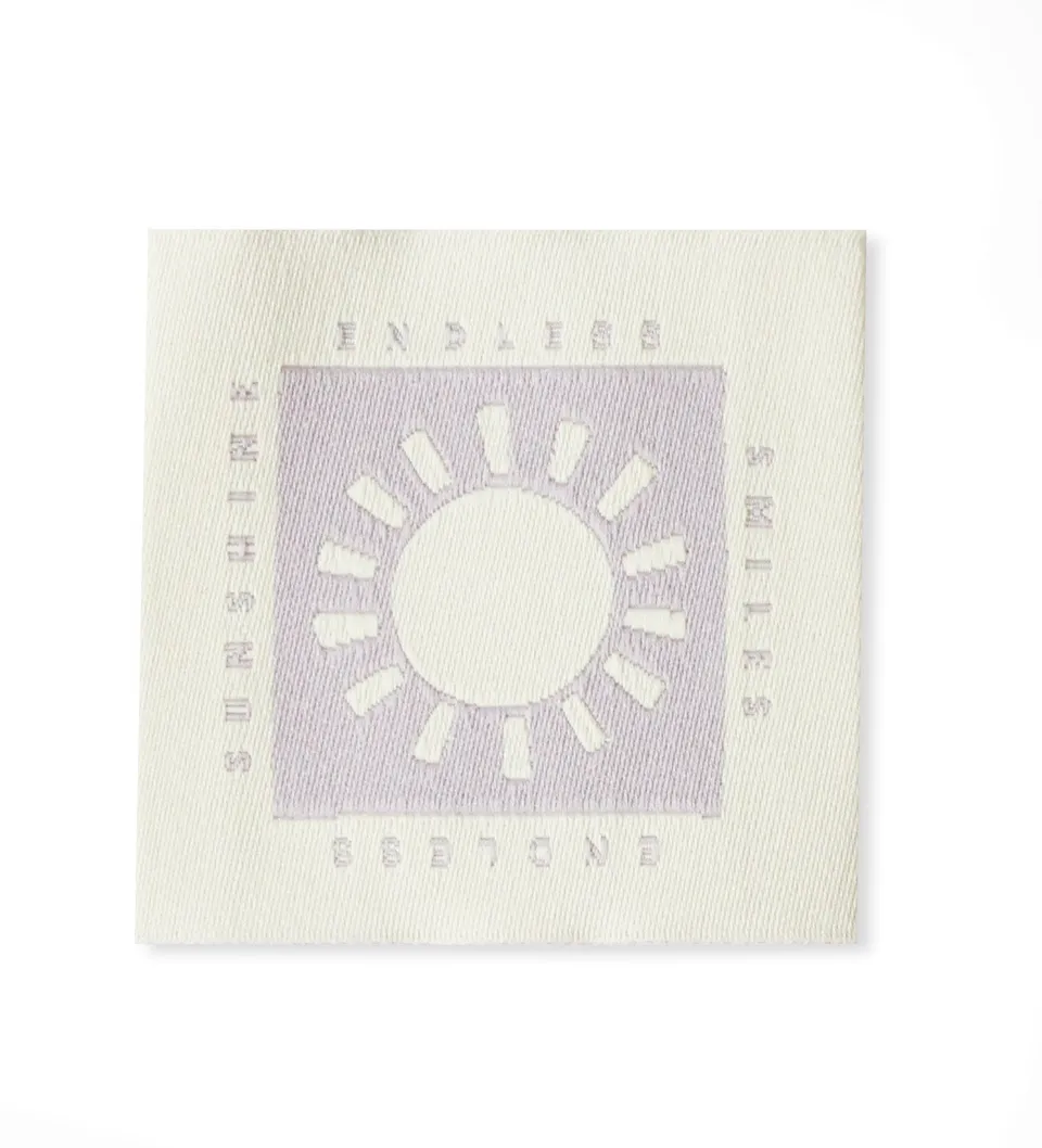 paul-clara-weblabels-endless-sunshine-weblabel-4x4-cm-typo image 1