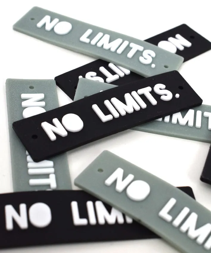 lenipepunkt-no-limits-gummipatch-schwarz-5-5-cm image 1