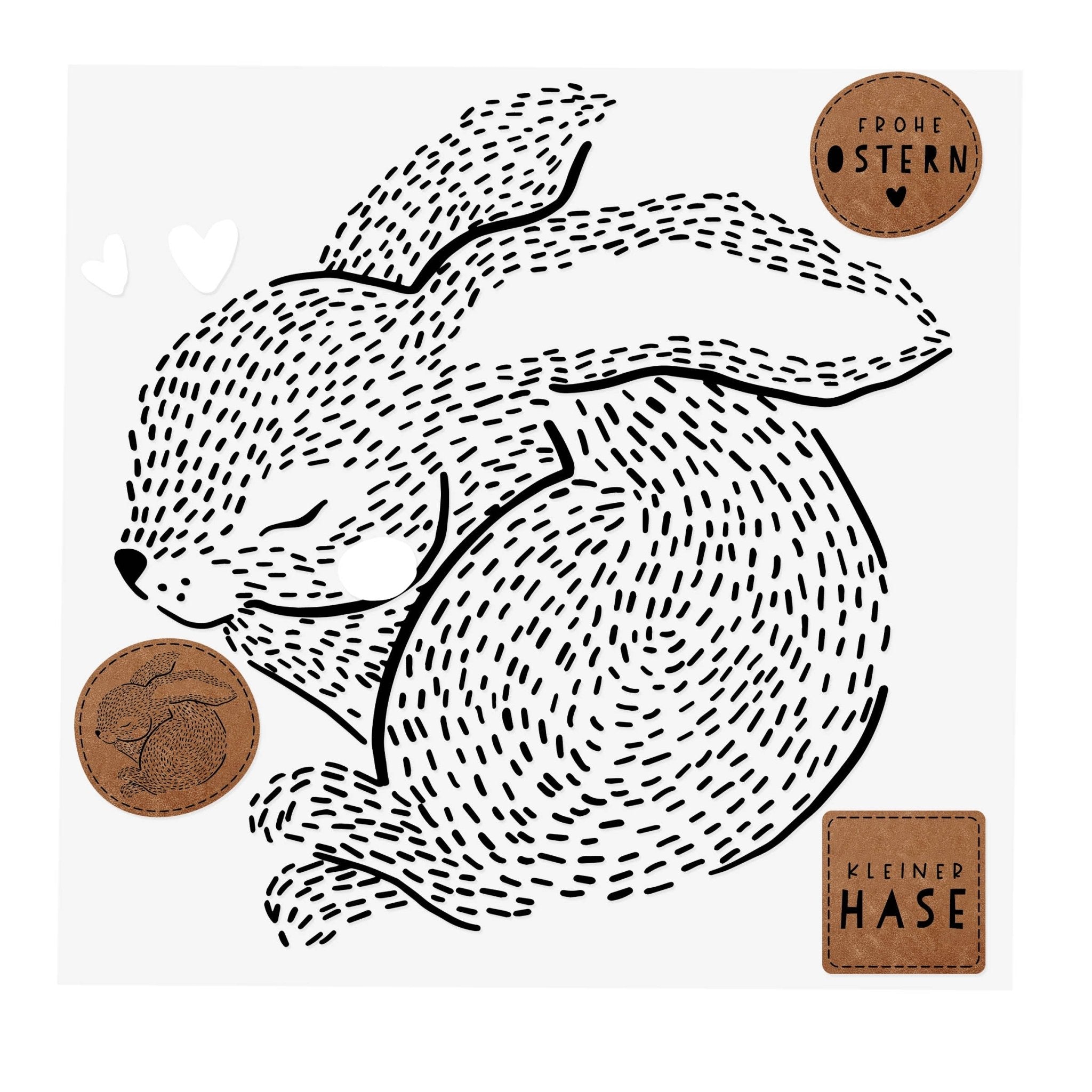 paul-clara-b-gelbilder-boho-hase-b-gelbild-210x210-mm image 1