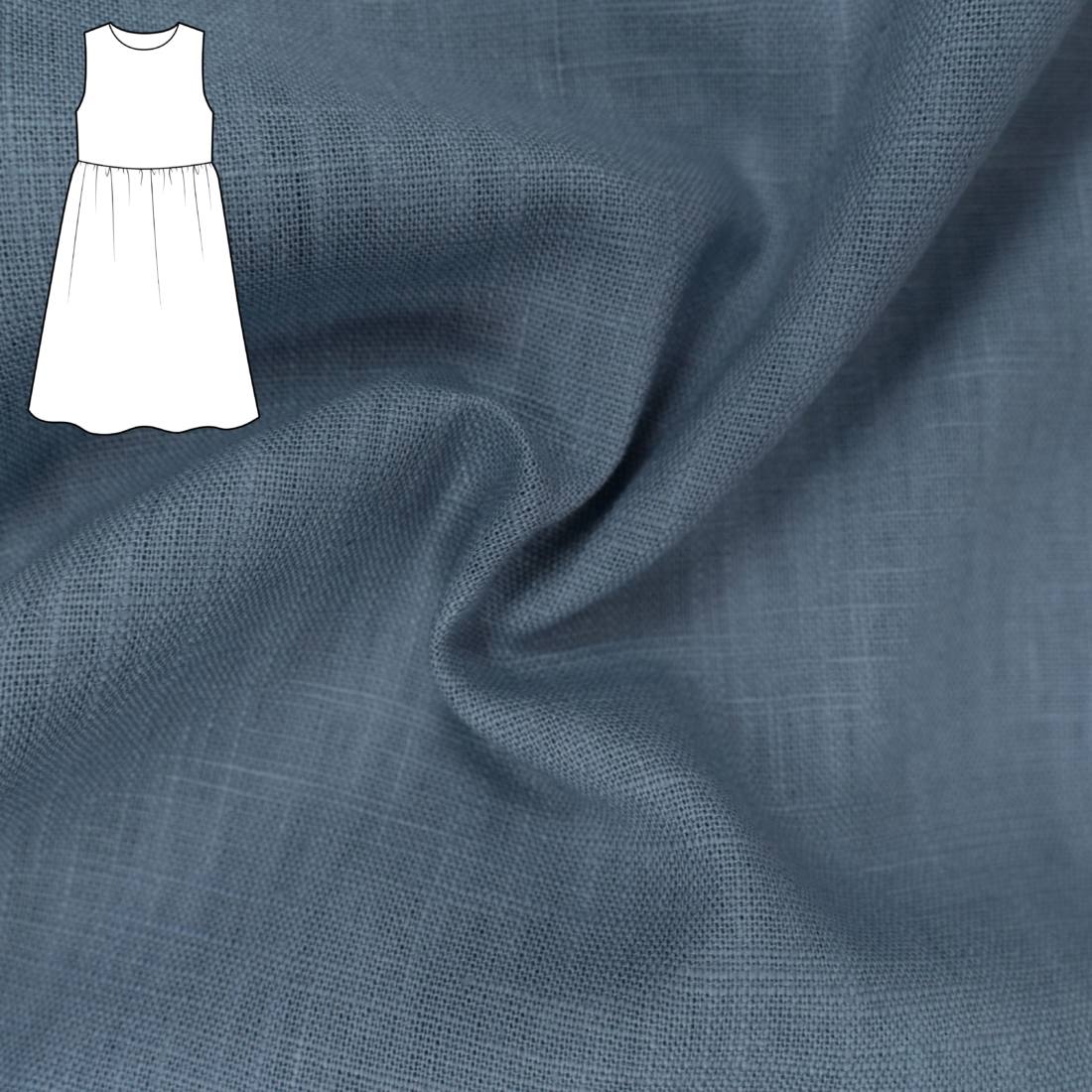 n-hfrosch-meriah-n-hpaket-kleid-leinen-jeansblau image 6