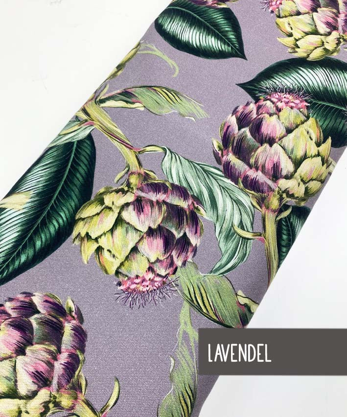 lenipepunkt-artischocke-canvas-taschenstoff-lavendel-baumwolle image 2