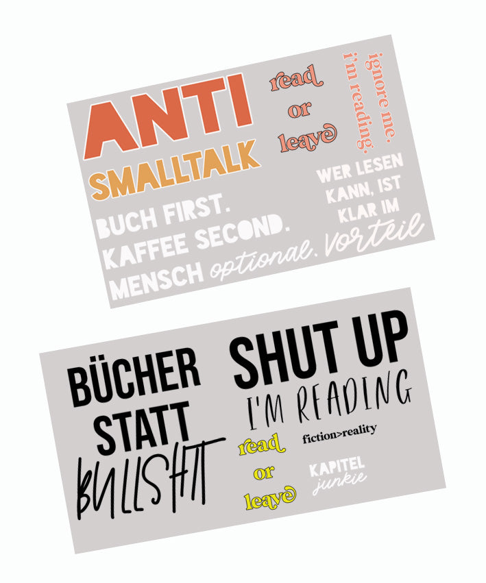 lenipepunkt-b-gelbild-set-b-chertasche-anti-smalltalk-koralle-wei image 1