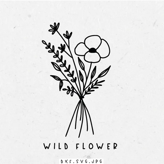 paul-clara-plottdateien-wildflower-plottdatei-blumen image 1