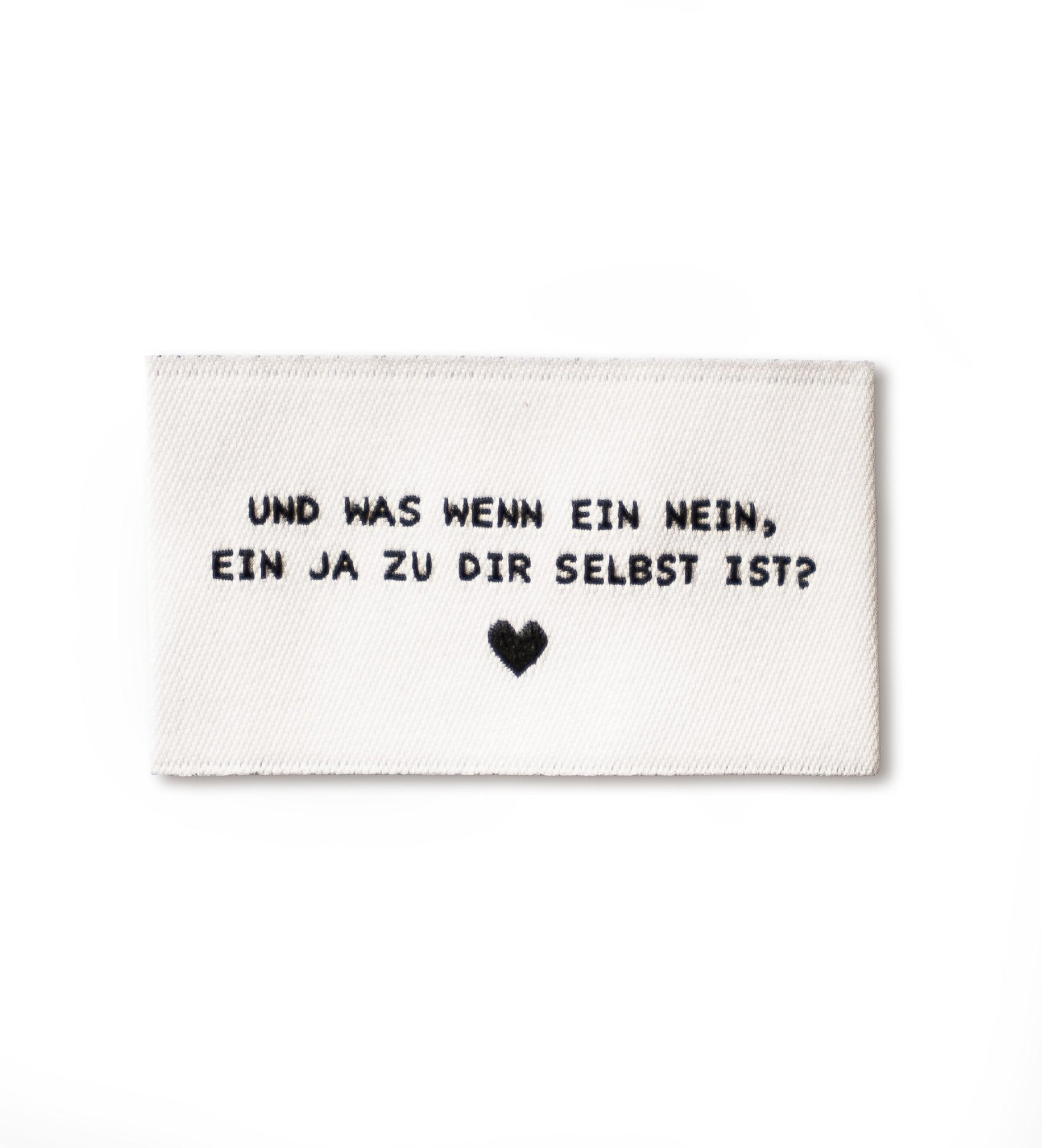 paul-clara-weblabels-ja-zu-dir-selbst-weblabel-3-5-cm-polyester image 1