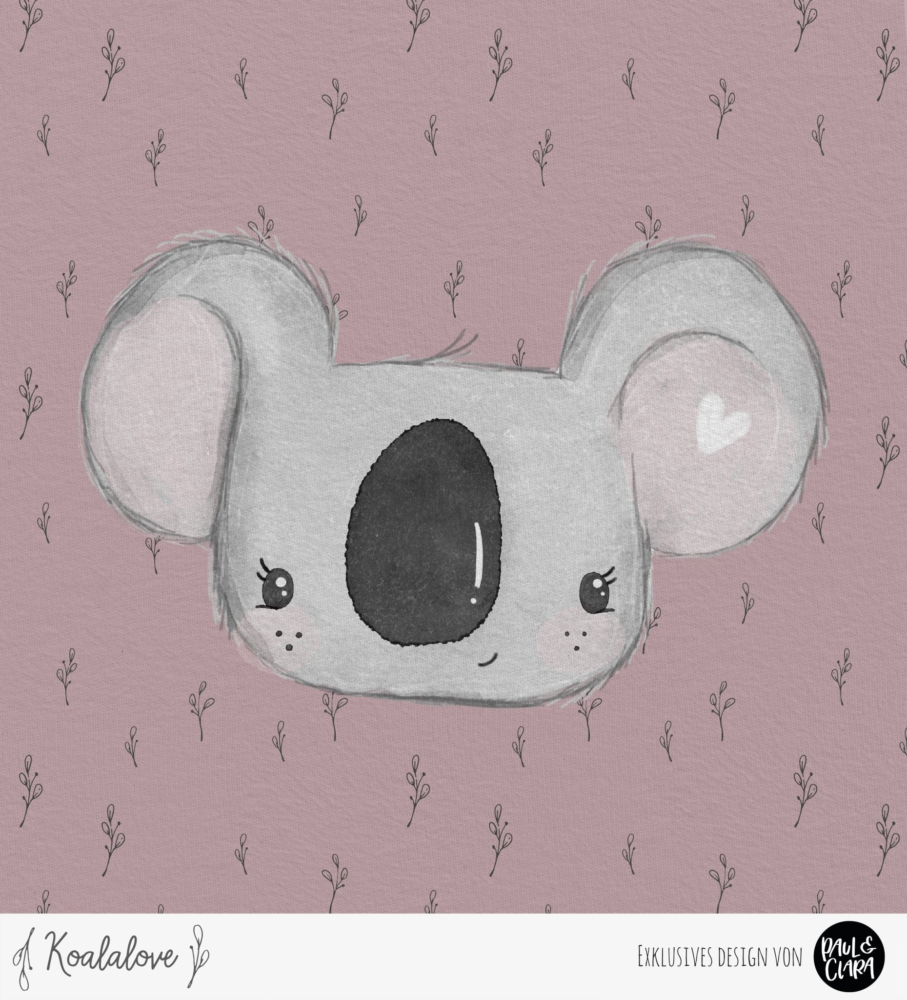 paul-clara-koalalove-panel-60-cm-malve-bio-jersey image 1