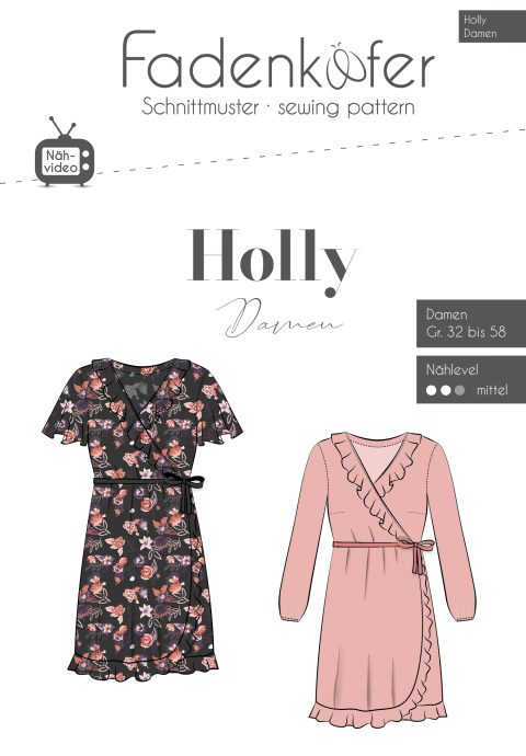 fadenk-fer-holly-damen-papierschnittmuster-wickelkleid-gr-32-58 image 5