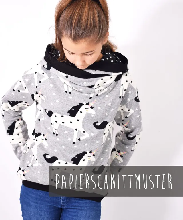 lenipepunkt-121-oversized-pulli4teenies-schnitt-gr-128-176-kind image 1