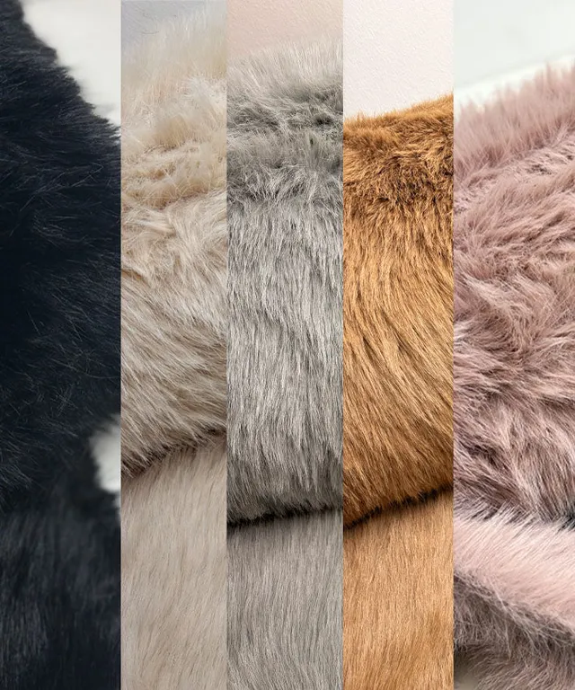 lenipepunkt-fake-fur-kunstfell-uni-meterware-rosa image 1