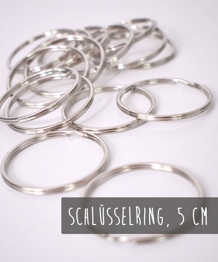lenipepunkt-kurzwaren-schl-sselring-ring-silber-5-cm-durchmesser image 1