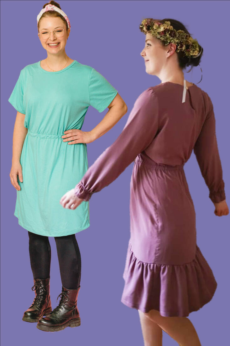 n-hfrosch-menari-damen-kleid-papierschnittmuster-varianten image 1