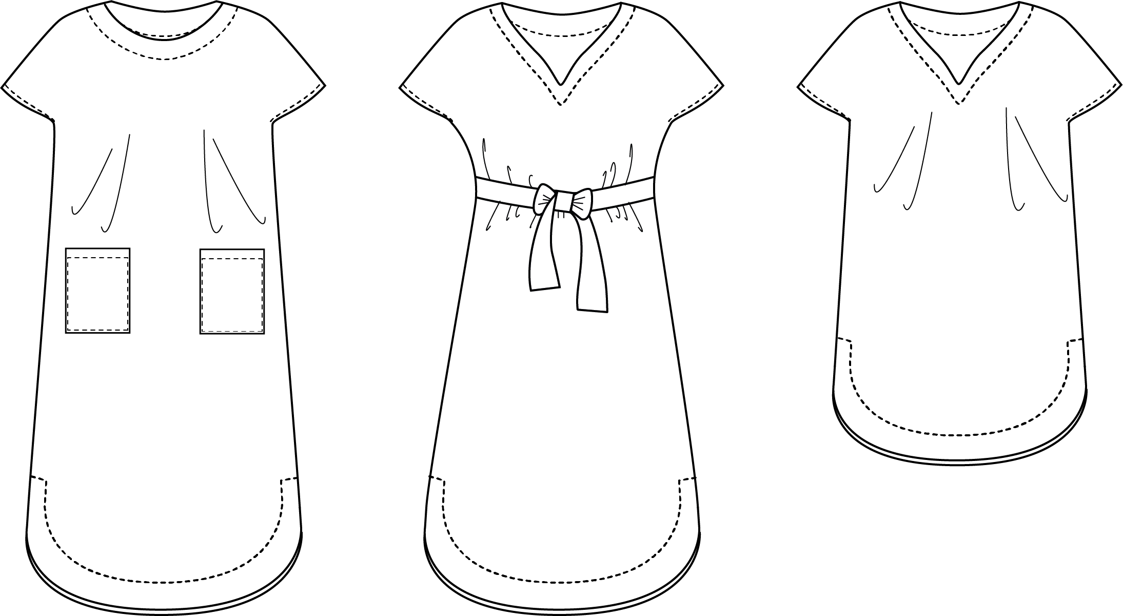 n-hfrosch-sinar-damen-kleid-schnittmuster-pdf-midi image 2