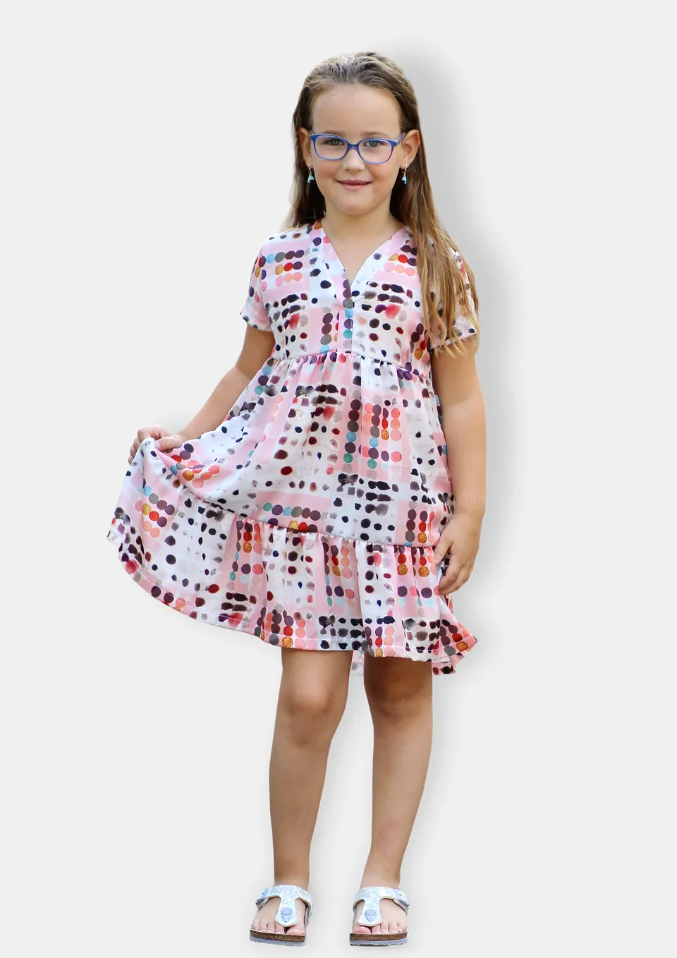 fadenk-fer-valentina-kinder-schnittmuster-kleid-gr-74-164 image 1