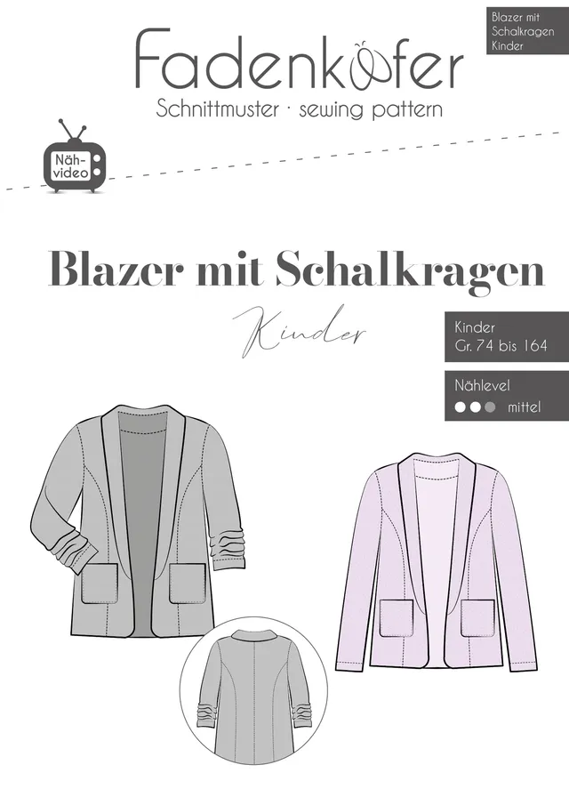 fadenk-fer-blazer-schalkragen-kinder-papierschnitt-74-164 image 1