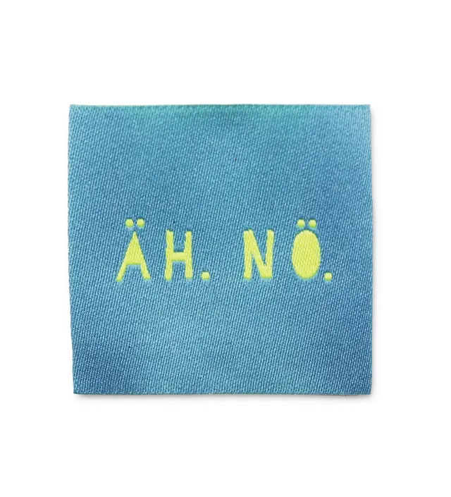 paul-clara-weblabels-h-n-weblabel-blau-neongelb-3-5-cm image 1
