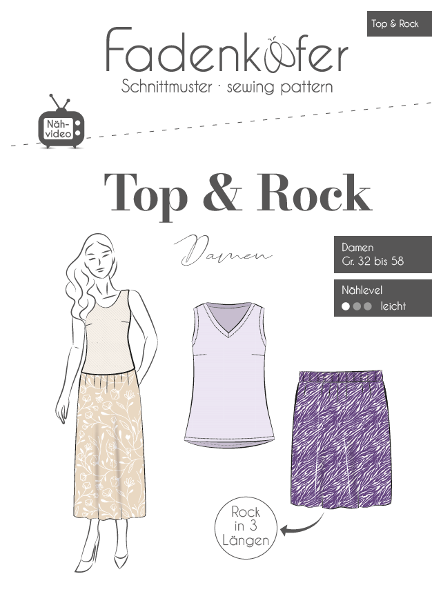 fadenk-fer-top-und-rock-papierschnittmuster-damen-32-58 image 1