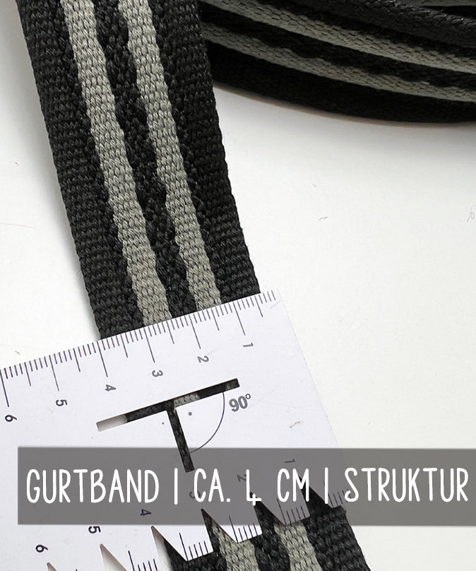lenipepunkt-kurzwaren-gurtband-4-cm-streifen-struktur image 2