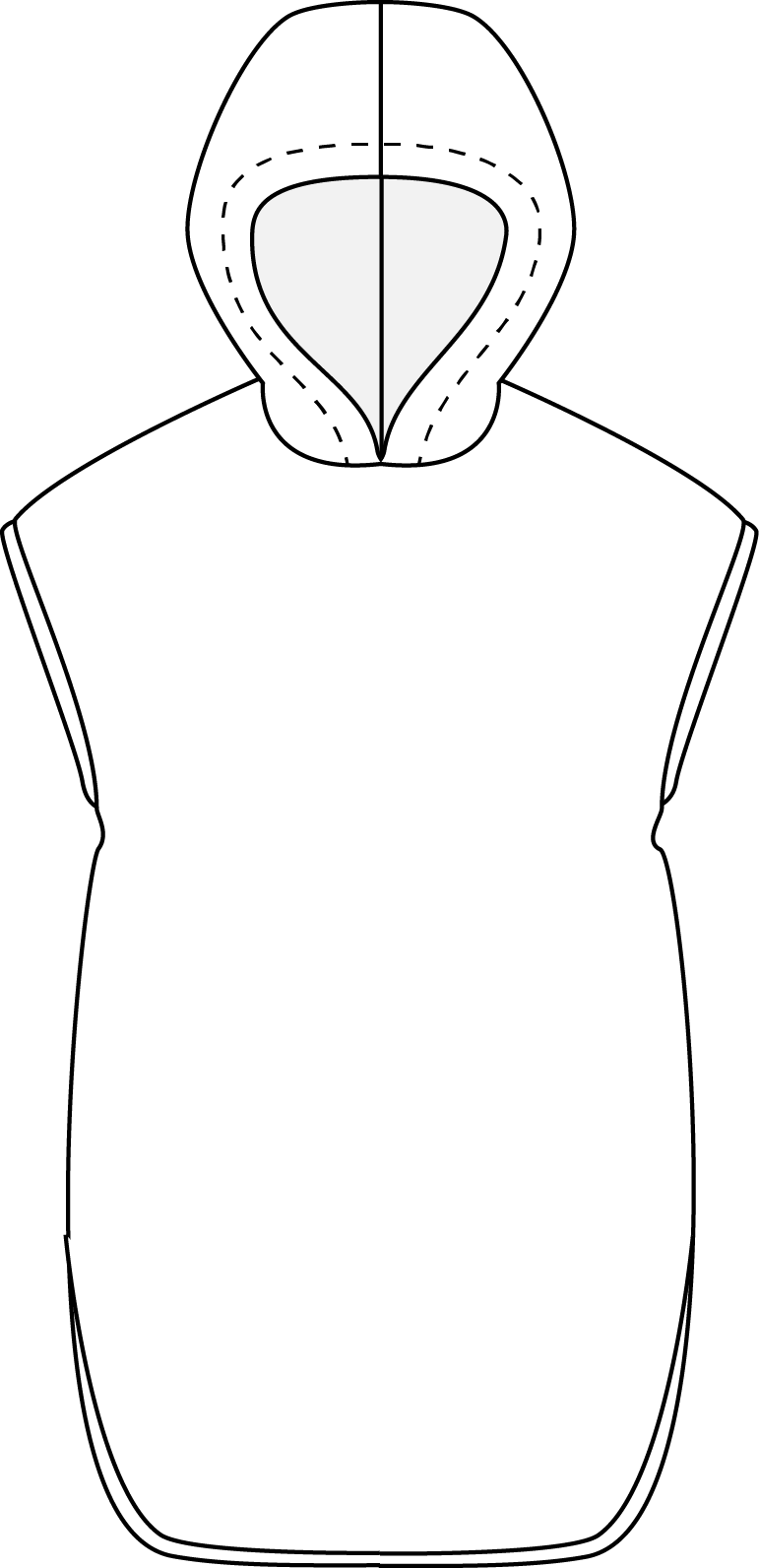 n-hfrosch-papierschnittmuster-unisex-hoodie-pintar-kurzarm image 3