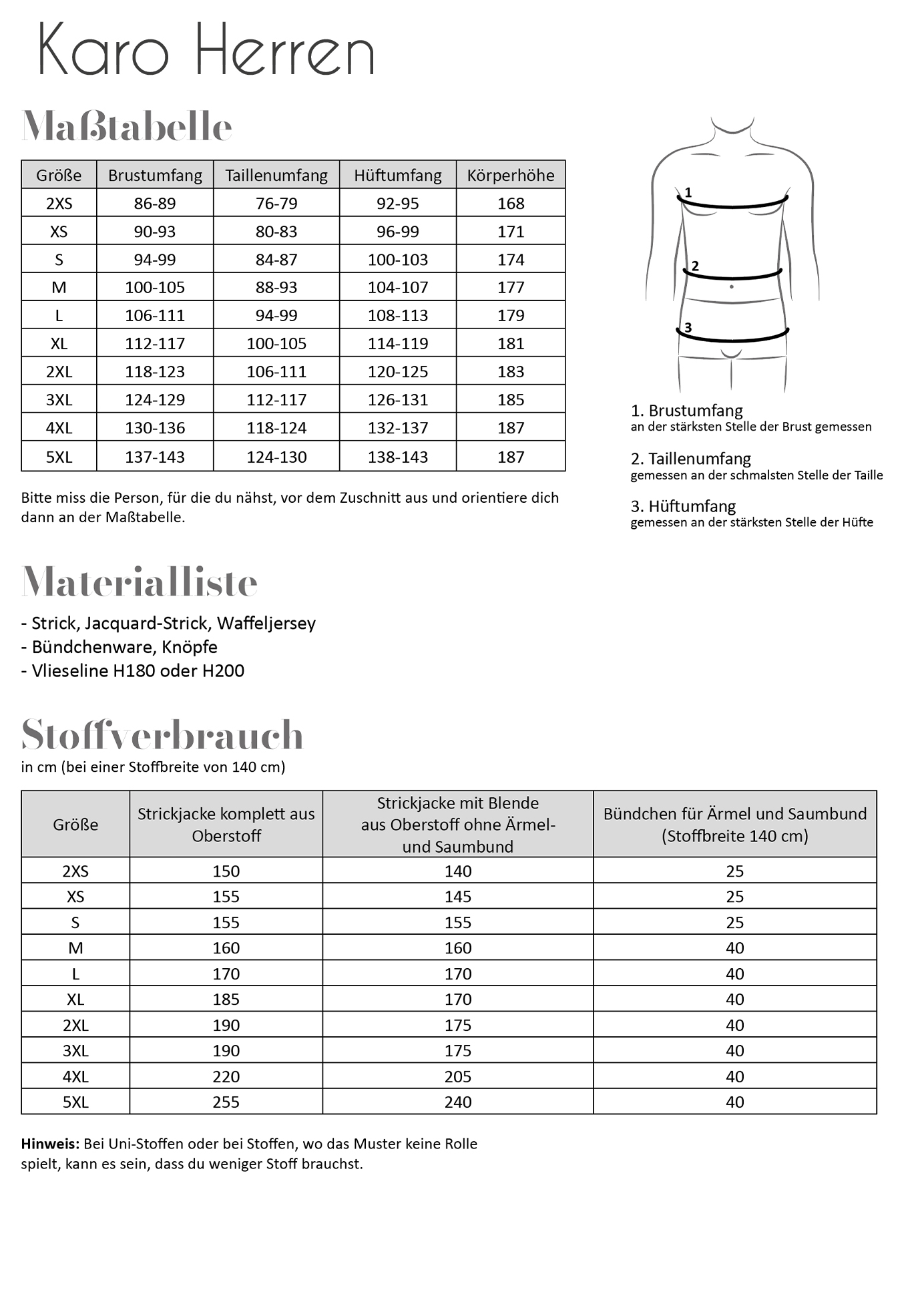 fadenk-fer-karo-strickjacke-schnittmuster-herren-2xs-5xl image 2