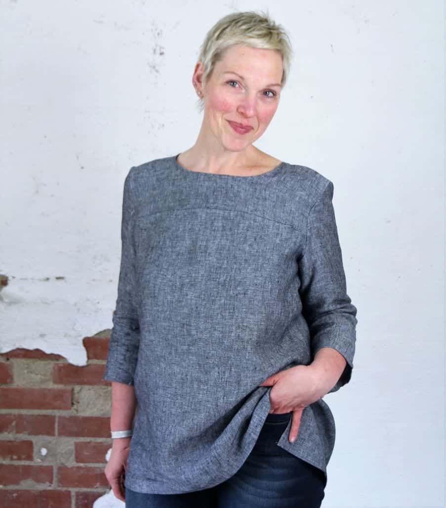 sew-simple-faye-bluse-pdf-schnittmuster-damen-ebook image 1