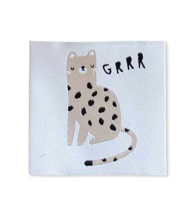 paul-clara-weblabels-leopard-grrr-weblabel-4x4-cm-cool image 1