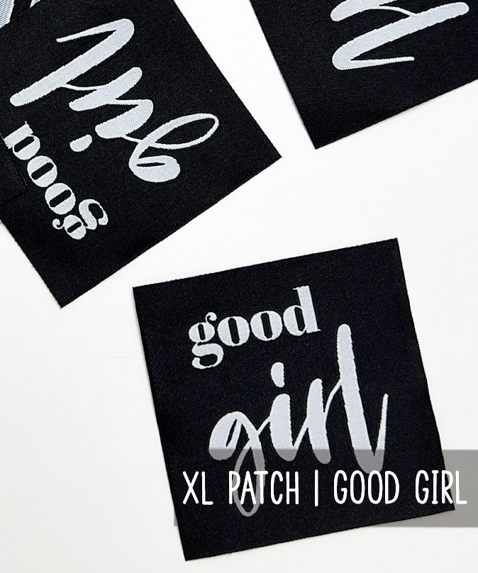 lenipepunkt-kurzwaren-xl-patch-good-girl-7x7-cm image 2