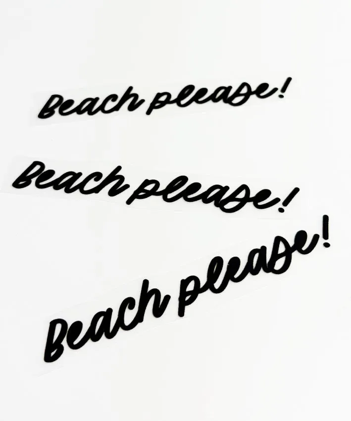 lenipepunkt-b-gelbild-beach-please-schwarz-polyester image 1
