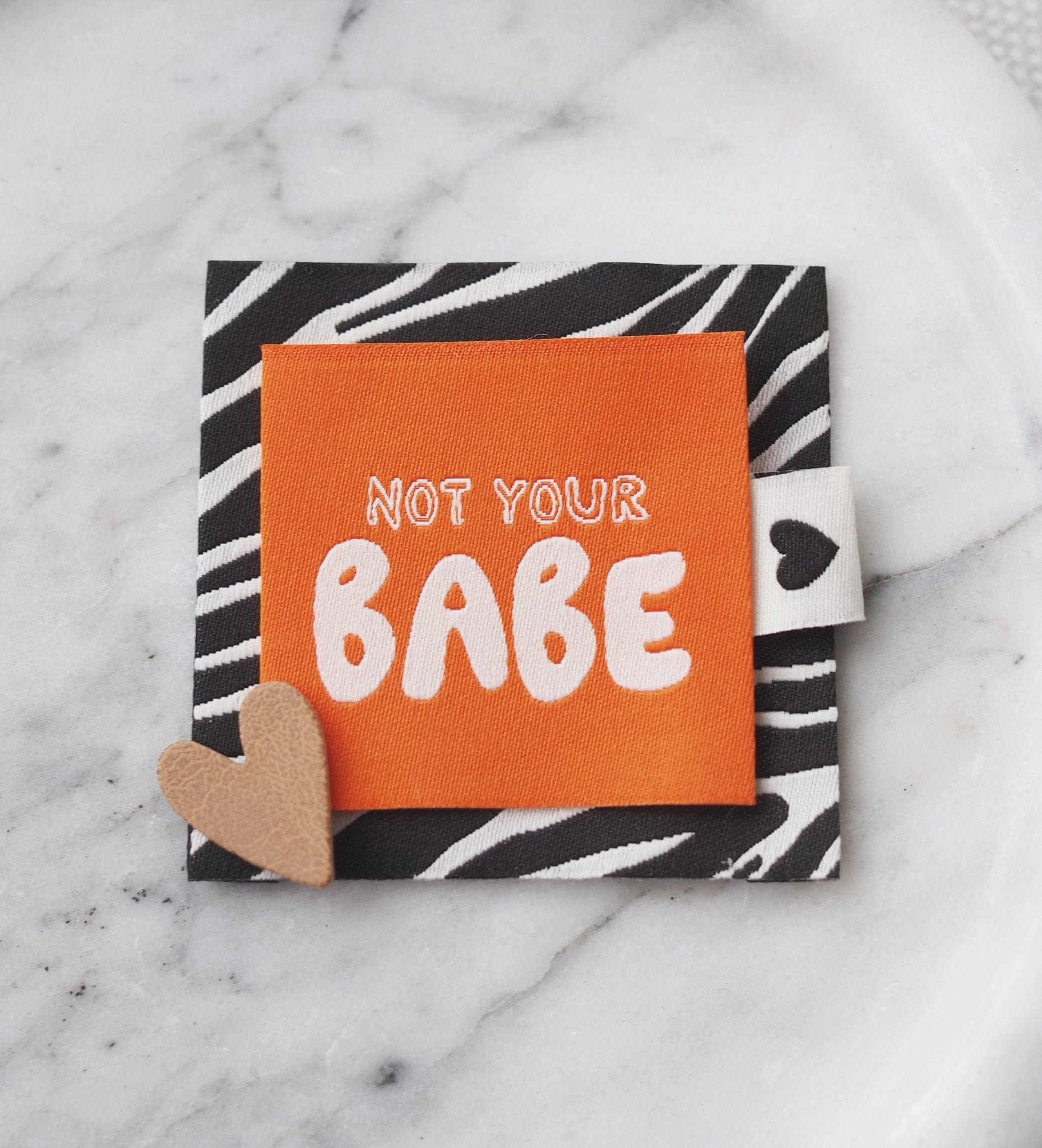 paul-clara-weblabels-not-your-babe-weblabel-orange image 2