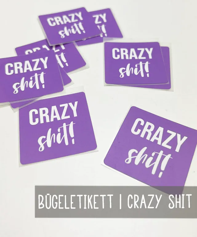 lenipepunkt-crazy-shit-b-gelbild-lila-4x4-cm image 1