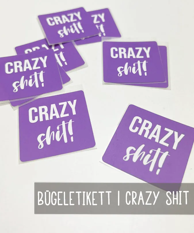 lenipepunkt-crazy-shit-b-gelbild-lila-4x4-cm image 1
