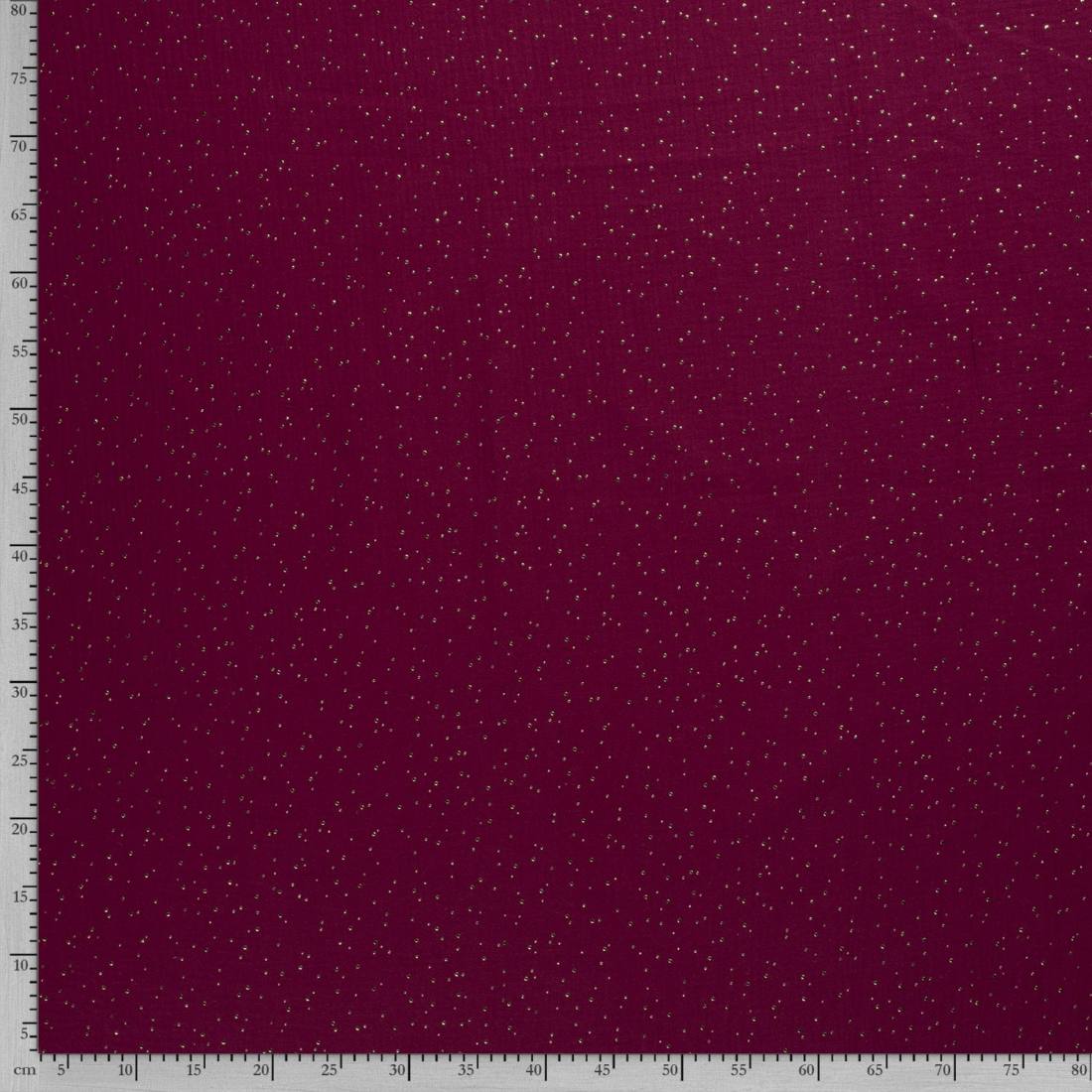 n-hfrosch-stoffe-musselin-glitzer-punkte-stoff-fuchsia image 3