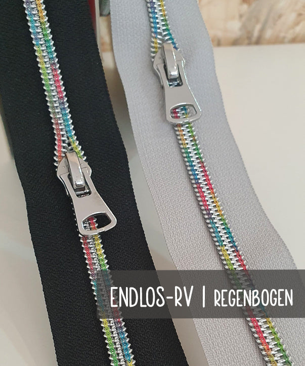leni-pepunkt-endlos-rei-verschluss-regenbogen-schwarz-meterware image 1