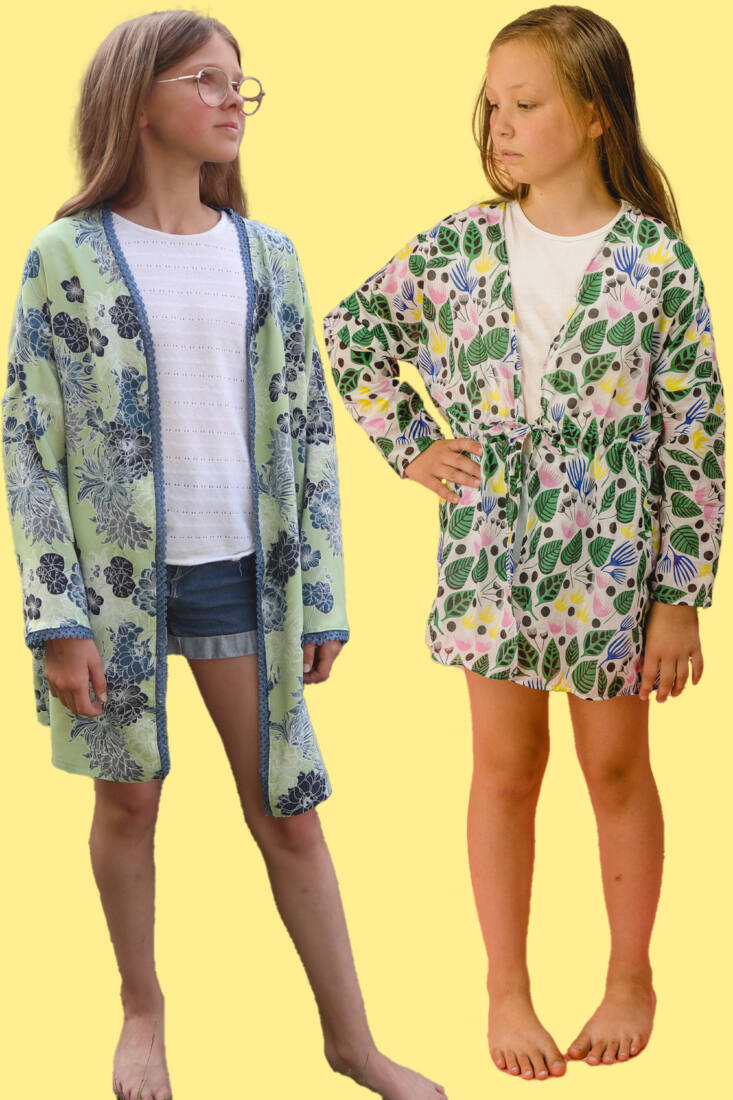 n-hfrosch-flores-kinder-kimono-schnittmuster-ebook-strand image 1