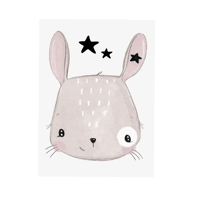 paul-clara-b-gelbild-hase-stern-a5-b-gelmotiv image 1